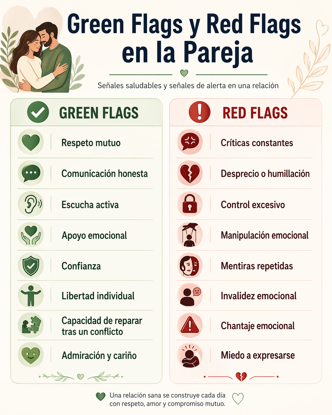 Señales en la pareja